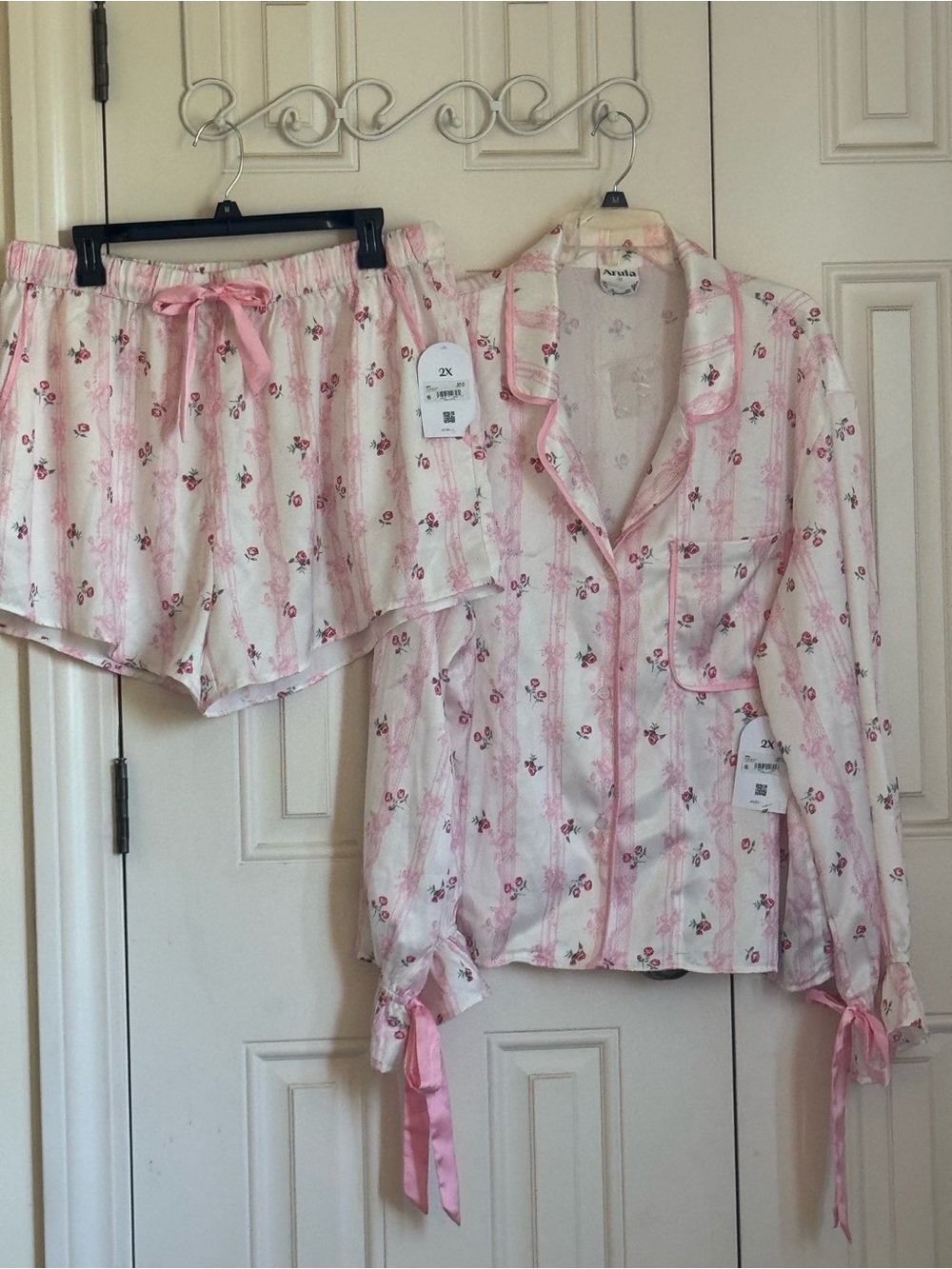 Arula / Altr'd State Satin PJ Set NWT